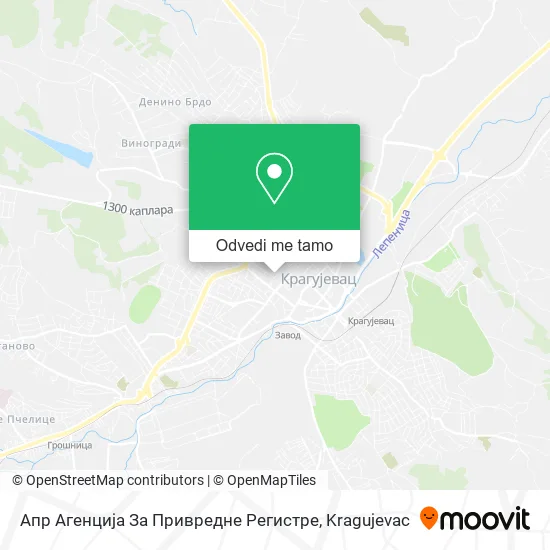 Апр Агенција За Привредне Регистре mapa