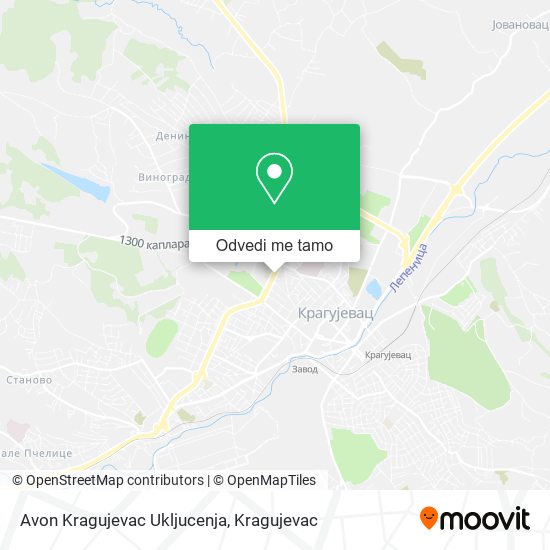 Avon Kragujevac Ukljucenja mapa