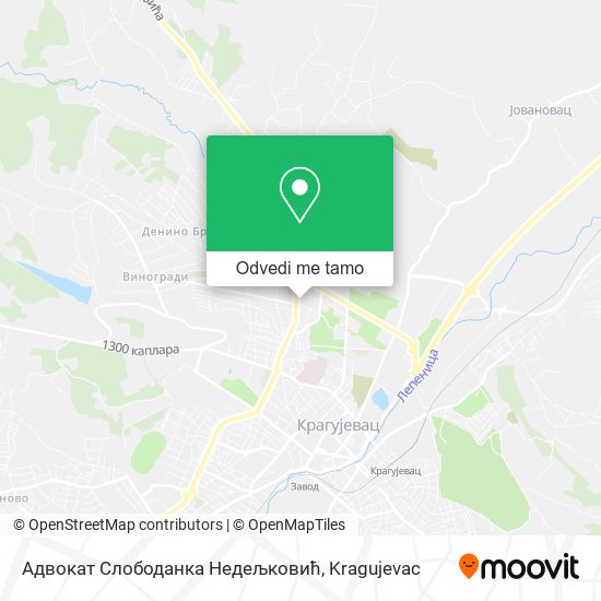 Адвокат Слободанка Недељковић mapa