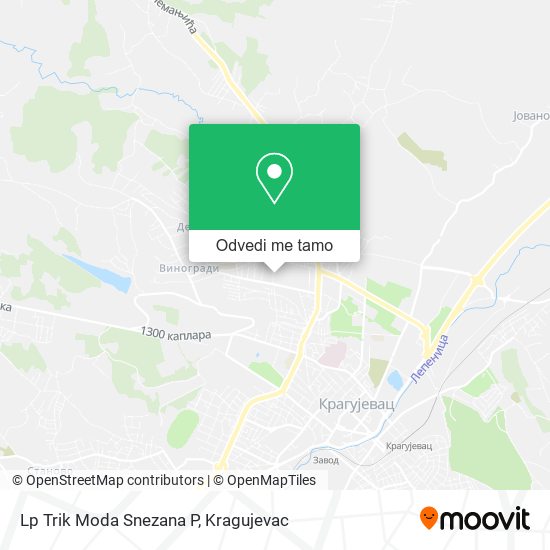 Lp Trik Moda Snezana P mapa