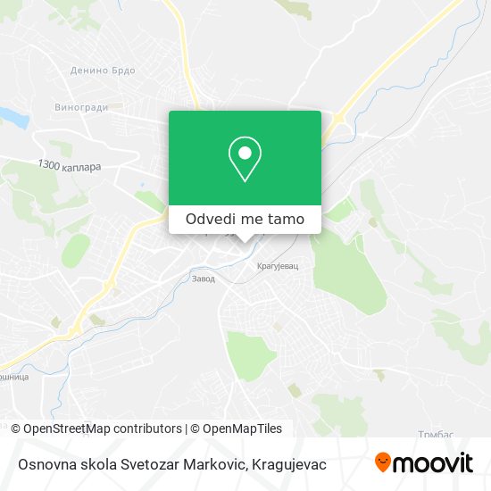 Osnovna skola Svetozar Markovic mapa