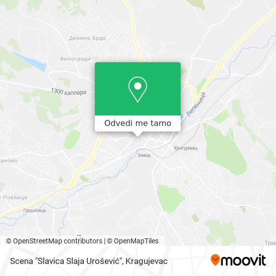 Scena "Slavica Slaja Urošević" mapa