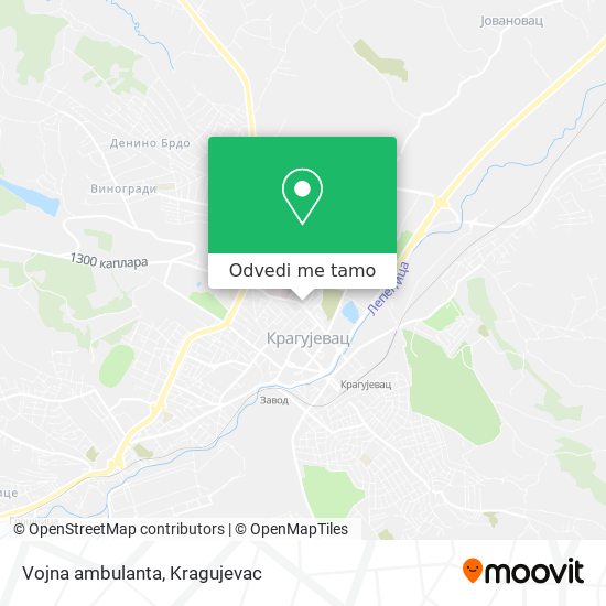 Vojna ambulanta mapa