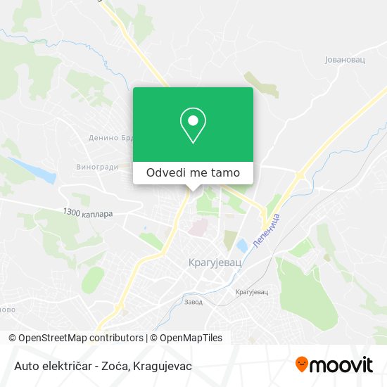 Auto električar - Zoća mapa