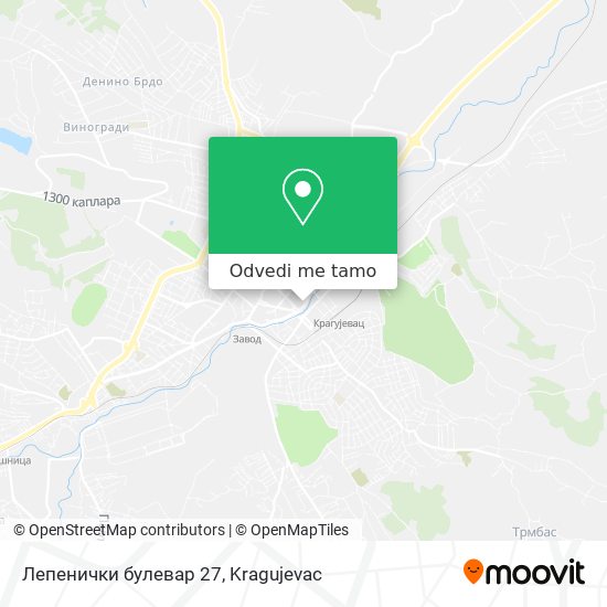 Лепенички булевар 27 mapa