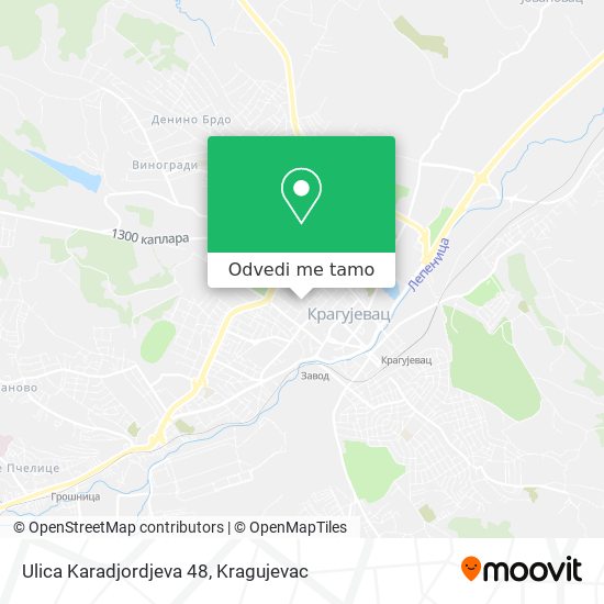 Ulica Karadjordjeva 48 mapa