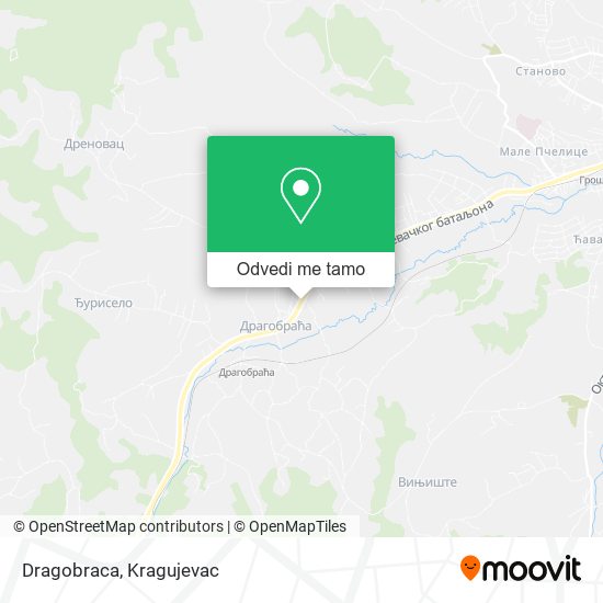 Dragobraca mapa