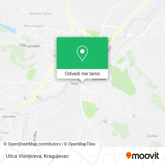 Ulica Visnjiceva mapa
