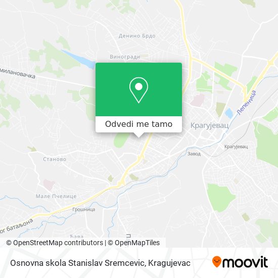 Osnovna skola Stanislav Sremcevic mapa