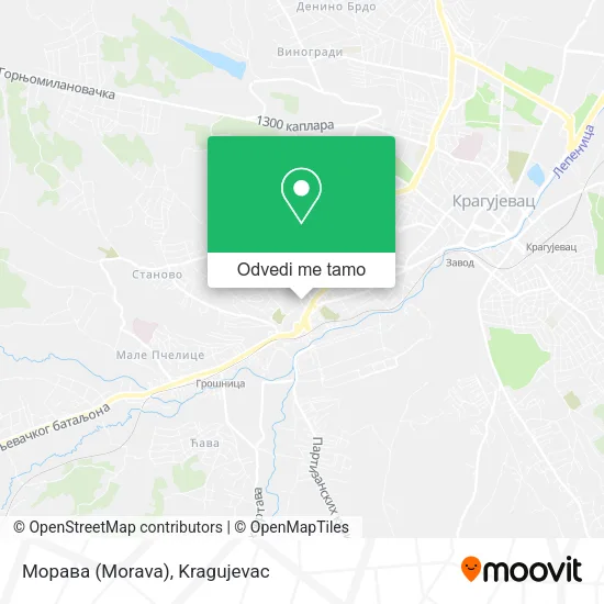 Морава (Morava) mapa