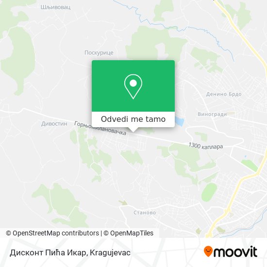 Дисконт Пића Икар mapa