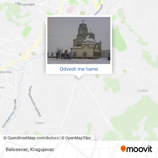 Belosevac mapa