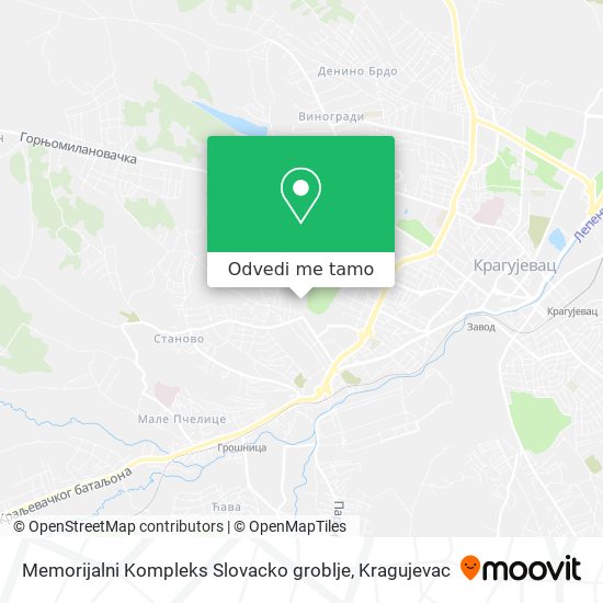 Memorijalni Kompleks Slovacko groblje mapa