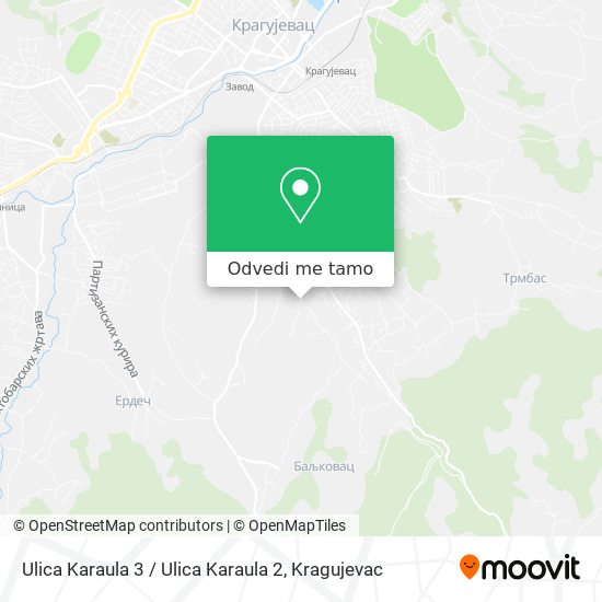 Ulica Karaula 3 / Ulica Karaula 2 mapa