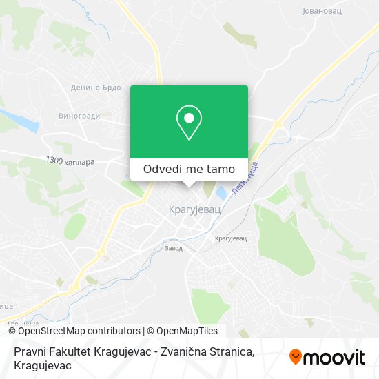 Pravni Fakultet Kragujevac - Zvanična Stranica mapa