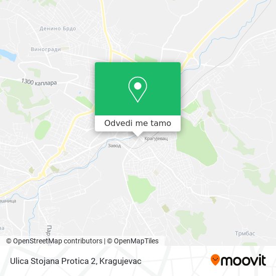 Ulica Stojana Protica 2 mapa