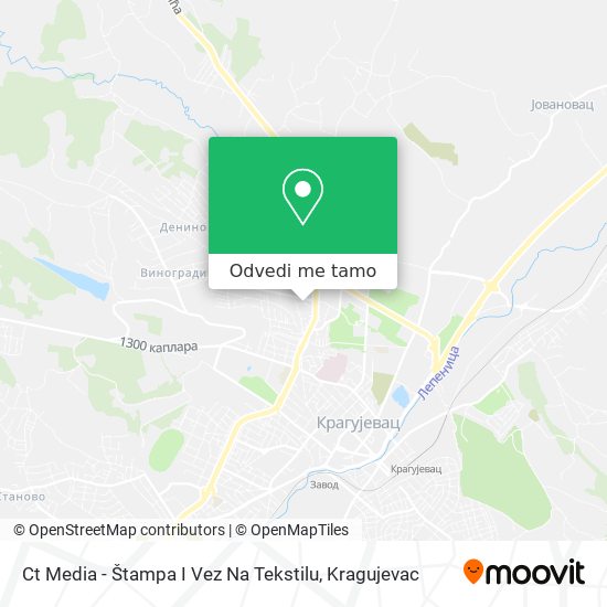 Ct Media - Štampa I Vez Na Tekstilu mapa