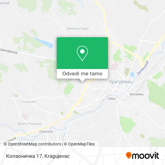 Копаоничка 17 mapa