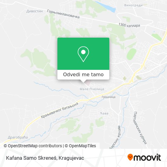 Kafana Samo Skreneš mapa