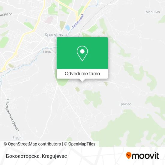 Бококоторска mapa