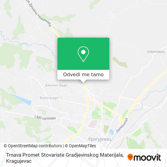 Trnava Promet Stovariste Gradjevinskog Materijala mapa