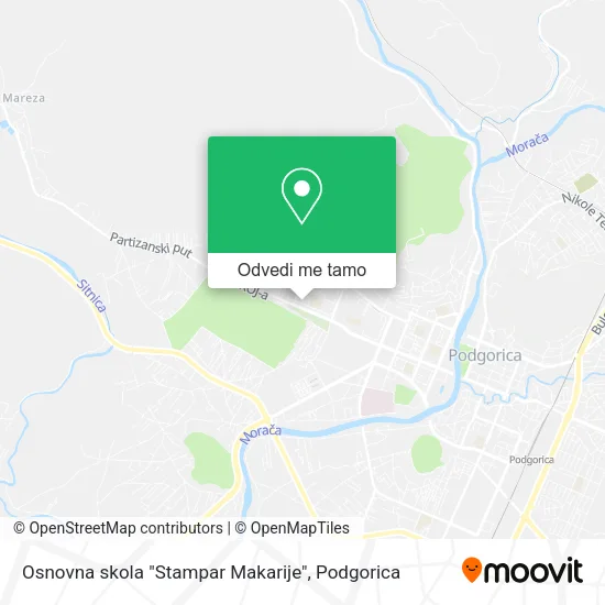 Osnovna skola "Stampar Makarije" mapa