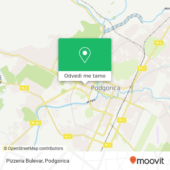 Pizzeria Bulevar mapa