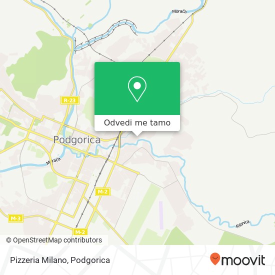 Pizzeria Milano mapa