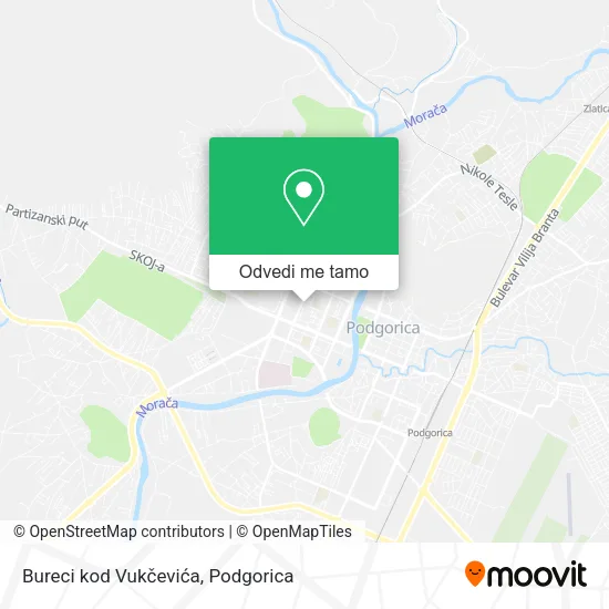 Bureci kod Vukčevića mapa
