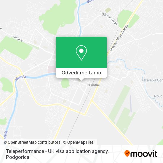 Teleperformance - UK visa application agency mapa