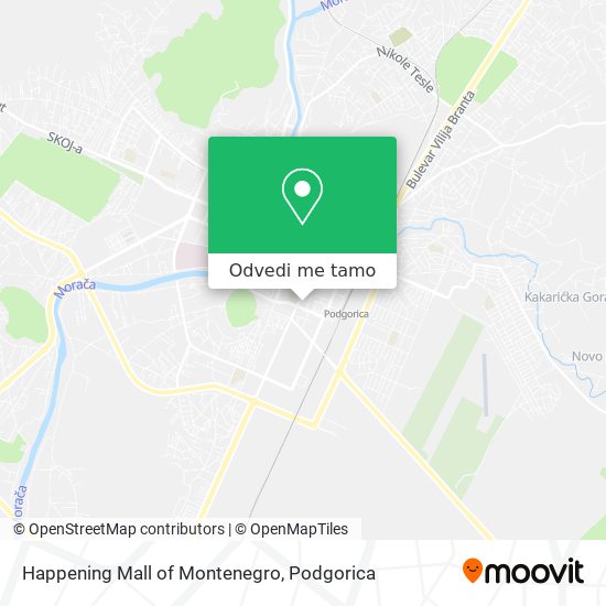 Happening Mall of Montenegro mapa