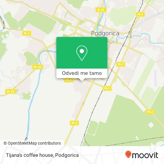 Tijana's coffee house mapa