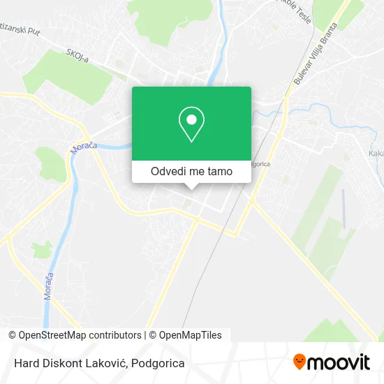 Hard Diskont Laković mapa