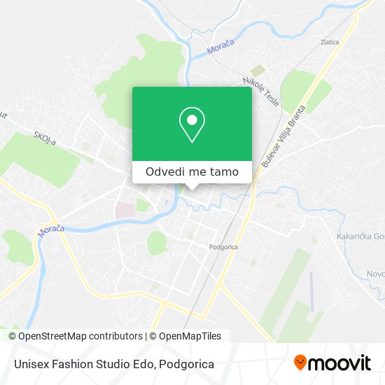 Unisex Fashion Studio Edo mapa