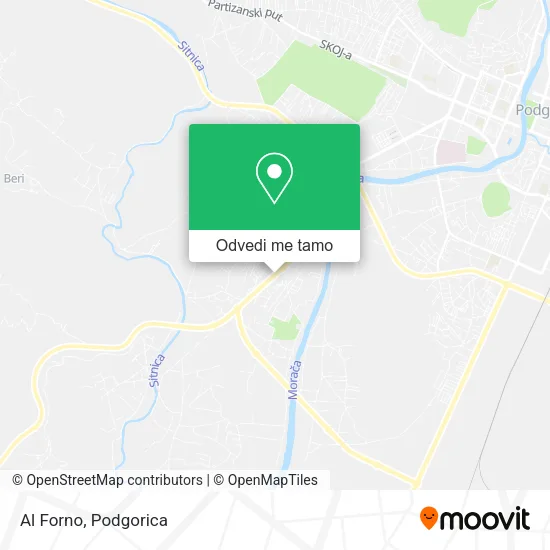 Al Forno mapa