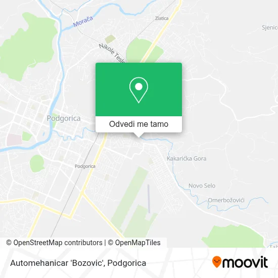 Automehanicar 'Bozovic' mapa