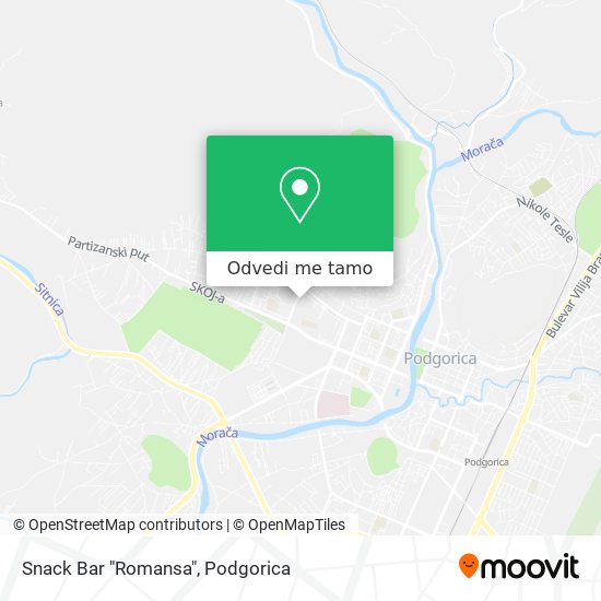 Snack Bar "Romansa" mapa