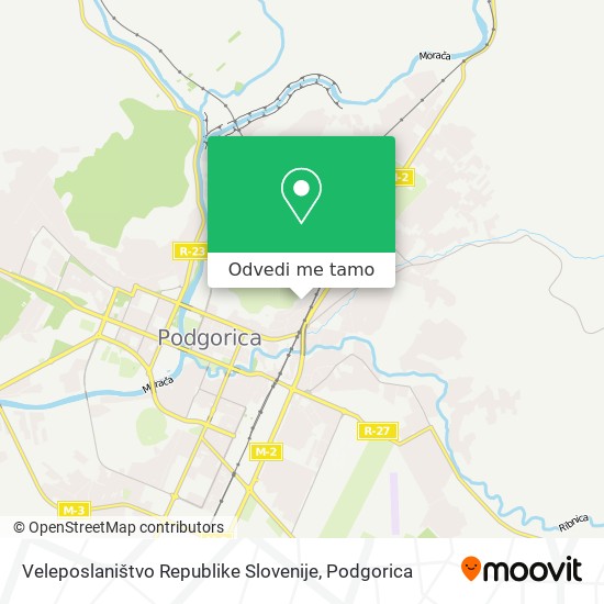 Veleposlaništvo Republike Slovenije mapa