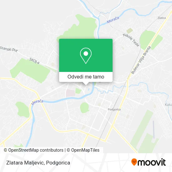 Zlatara Maljevic mapa