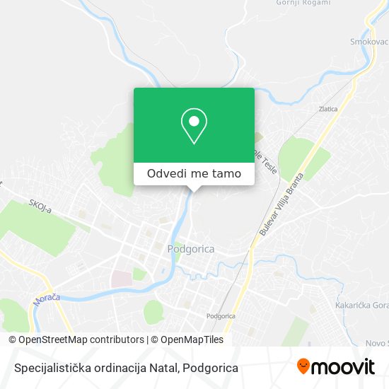 Specijalistička ordinacija Natal mapa