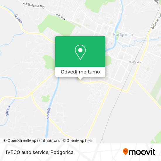 IVECO auto service mapa