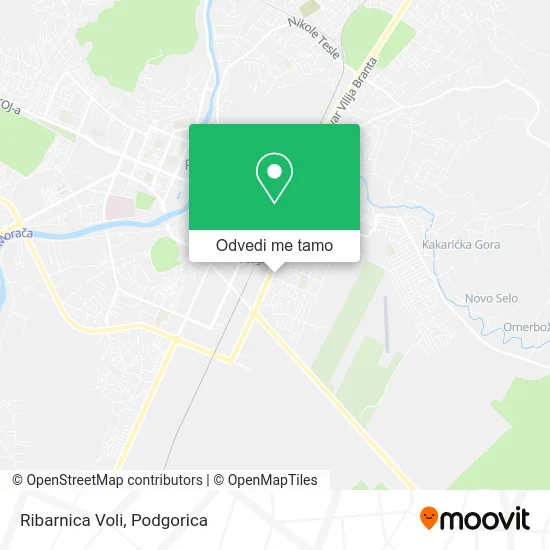 Ribarnica Voli mapa