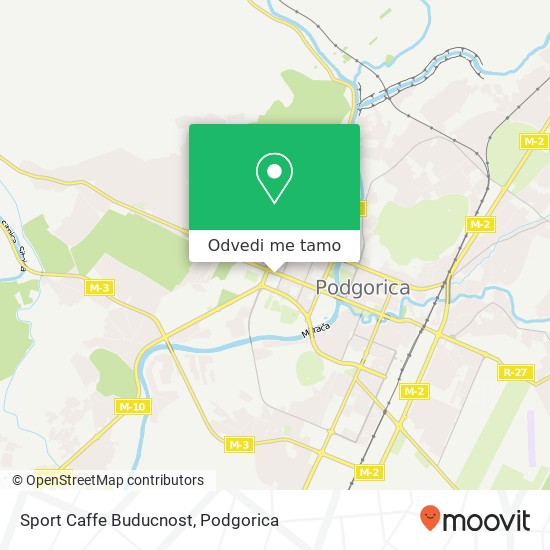 Sport Caffe Buducnost mapa
