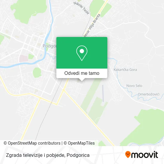 Zgrada televizije i pobjede mapa