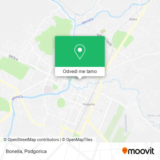 Bonella mapa