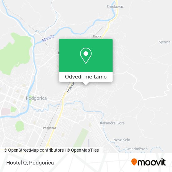 Hostel Q mapa
