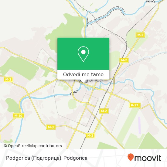 Podgorica (Подгорица) mapa