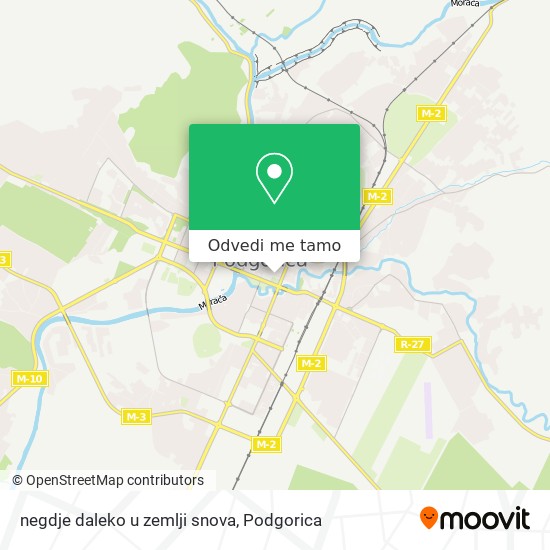 negdje daleko u zemlji snova mapa