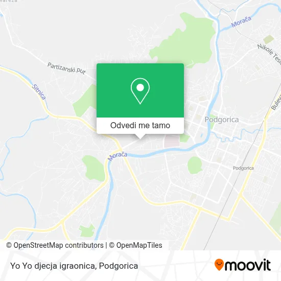 Yo Yo djecja igraonica mapa
