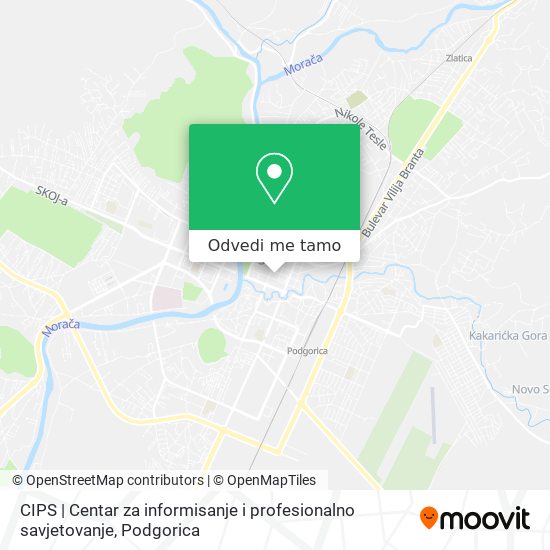 CIPS | Centar za informisanje i profesionalno savjetovanje mapa